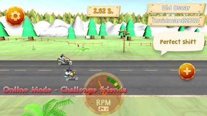 Screenshot 3: Motorcycle drag racing edition