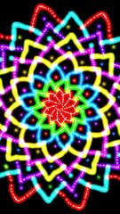 Screenshot 3: Glow Spin Art