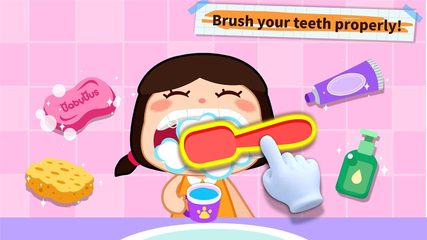 Screenshot 3: Baby Panda's Safety & Habits