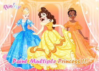 Screenshot 1: Princess Coloring Book: Special Color by Number
