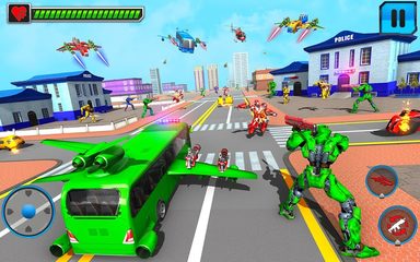 Screenshot 8: Flying Bus Robot Transform War