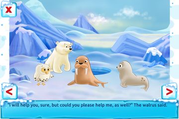 Screenshot 6: Polar Bear Cub - Fairy Tale with Games Free