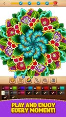 Screenshot 5: Cross Stitch Coloring Mandala