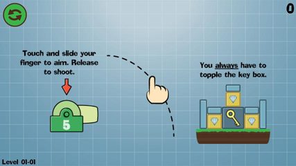 Screenshot 1: Box Topple - Knockdown!