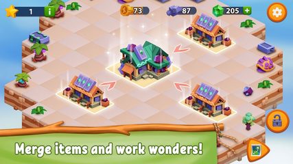 Screenshot 4: Savannah Merge! Safari animals