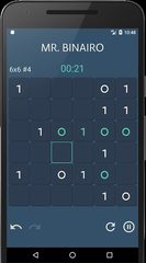 Screenshot 1: Mr. Binairo - Binary Sudoku Puzzle