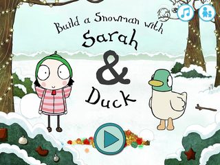 Screenshot 7: Sarah & Duck: Build a Snowman