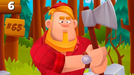 Screenshot 5: Slashy-Bashy: Lumberjack Story