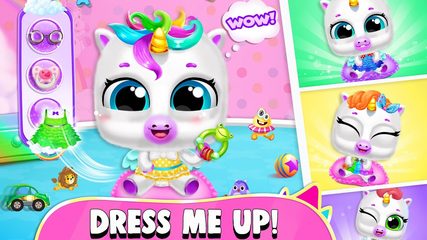 Screenshot 2: Pregnant Mom Baby Unicorn Game
