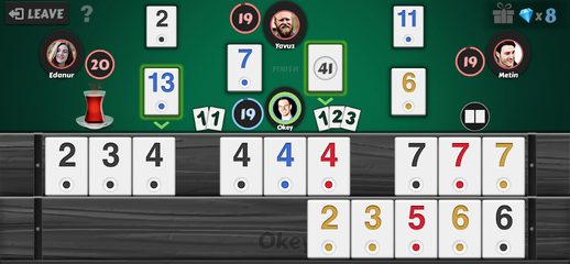 Screenshot 1: Okey - Offline