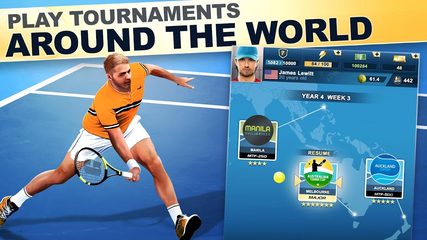 Screenshot 1: TOP SEED Tennis Manager 2022