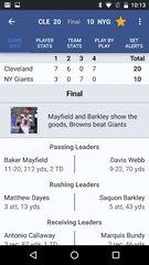 Screenshot 3: Sports Alerts - real-time scores, stats & odds