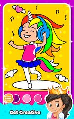 Screenshot 1: Princess Coloring Book for Kids & Games for Girls