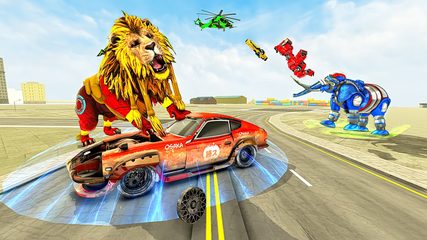 Screenshot 23: Elephant Vs Lion Robot Game