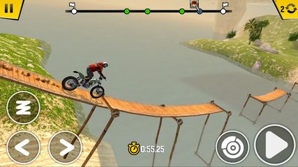 Screenshot 1: Trial Xtreme 4 Bike Racing