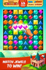 Screenshot 1: Jewel Empire : Quest & Match 3 Puzzle