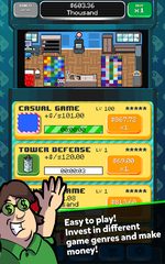 Screenshot 1: GameDev Empire