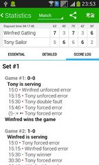 Screenshot 5: Tennis Math: score keeper and statistics tracker