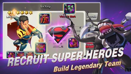 Screenshot 2: Clash of Avengers: Top Heroes Battle - Defense War