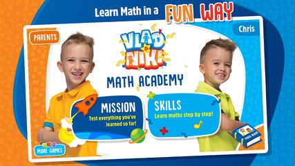 Screenshot 1: Vlad and Niki - Math Academy