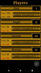 Screenshot 7: Poker Up and Down (scoreboard)