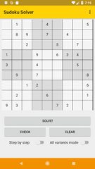 Screenshot 1: Simple Sudoku Solver