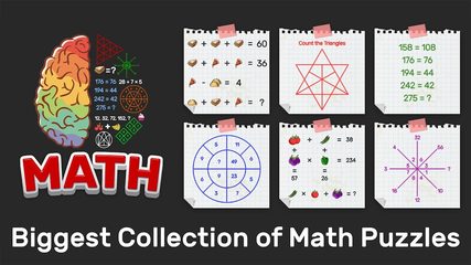 Screenshot 1: Brain Math: Puzzle Games, Riddles & Math games