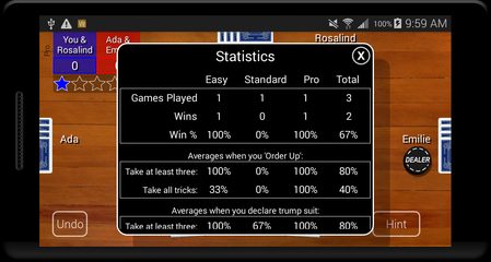 Screenshot 8: Euchre Card Classic