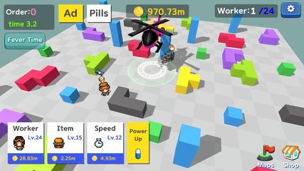 Screenshot 2: Tiny Delivery Idle