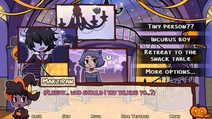 Screenshot 2: First Kiss at a Spooky Soirée