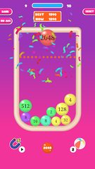 Screenshot 1: 2048 Merge Balls
