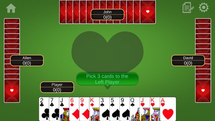 Screenshot 1: Hearts Pro