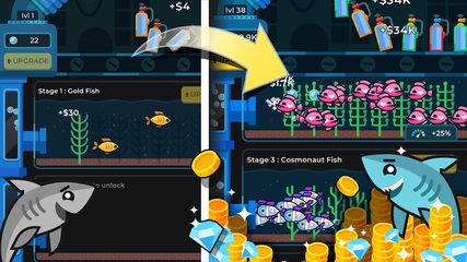 Screenshot 1: Idle Fish Aquarium
