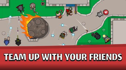 Screenshot 3: Thelast.io - 2D Battle Royale