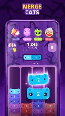 Screenshot 1: CATRIS: Cat Merge Puzzle Games