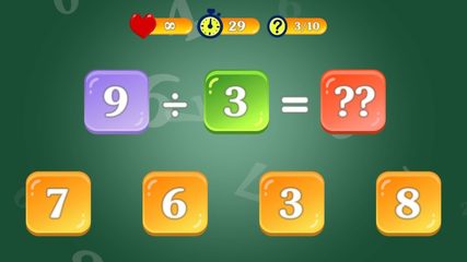 Screenshot 2: Multiplication and Division Tables. Training.