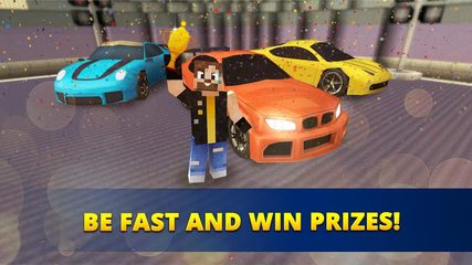 Screenshot 1: Drag Racing Craft: 🏎️ Awesome Car Driver Games