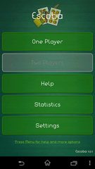 Screenshot 1: Escoba / Broom cards game