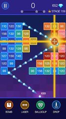 Screenshot 3: Bricks Breaker - Glow Balls