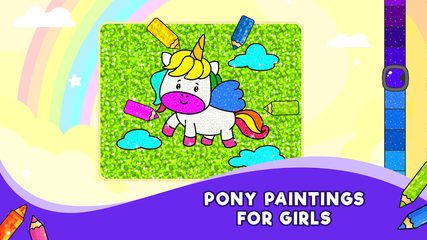 Screenshot 7: Unicorn Glitter Coloring Book: Coloring Unicorn🦄
