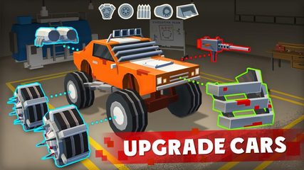 Screenshot 2: Zombie Derby: Pixel Survival