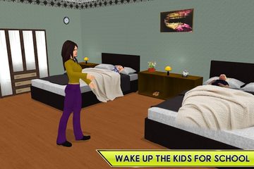 Screenshot 2: Police Mom Family Simulator 3D