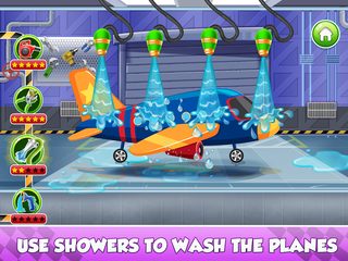 Screenshot 1: Airplane wash Games for kids