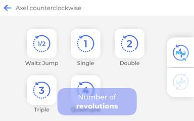 Screenshot 8: Freezio Figure Skating 3D app for training jumps.