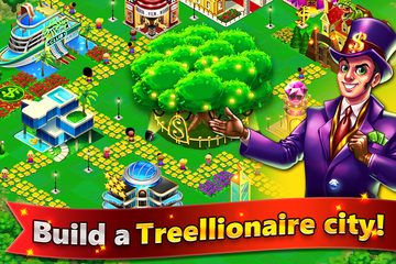 Screenshot 1: Money Tree City - Millionaire Town Builder