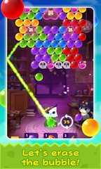 Screenshot 2: Bubble Cat Worlds Cute Pop Shooter
