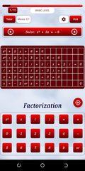 Screenshot 2: Quadratic Math Game