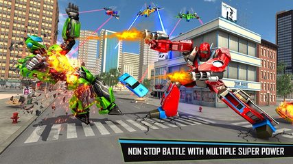 Screenshot 2: Drone Robot Car Game - Robot Transforming Games