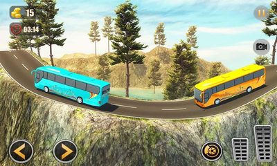 Screenshot 1: Uphill Tourist Coach Bus Driver Simulator Bus Game