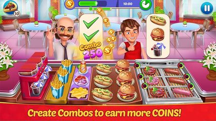 Screenshot 1: Restaurant Master : Kitchen Chef Cooking Game